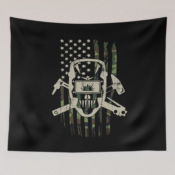 Item preview, Welding Patriotic Camouflage American Flag Welder designed and sold by Vanover Designs.