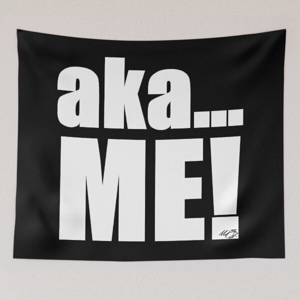 Item preview, aka ME! white on black 2020 designed and sold by MarkEdz.