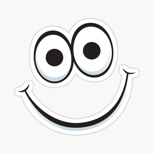 smiling eyes cartoon