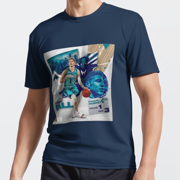 Nike Men's Charlotte Hornets Teal Practice Long Sleeve T-Shirt, XXL, Blue