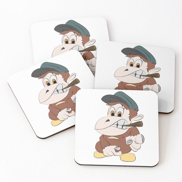 Item preview, FUNNY CLEVER MONKEY HOLDING CIGAR CARTOON GIFT FOR BROTHER FUNNY ILLUSTRATION  designed and sold by FASHION-LEAD.