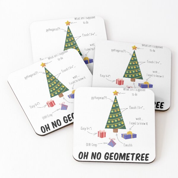Item preview, Funny Math Geometry Christmas Tree Funny Geometree Teacher designed and sold by AshzShop.