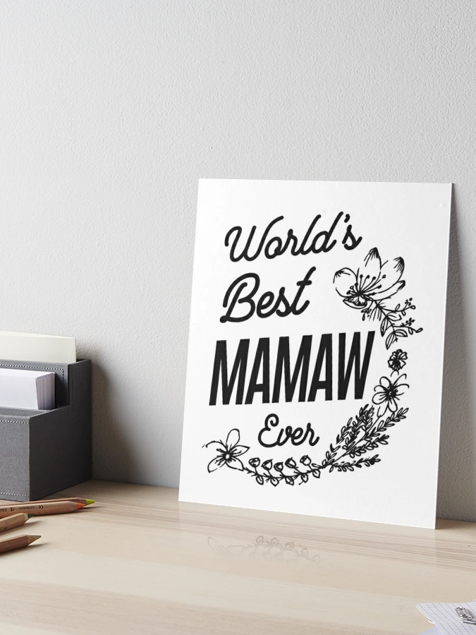 Best mama ever' Poster, picture, metal print, paint by Juliana RW