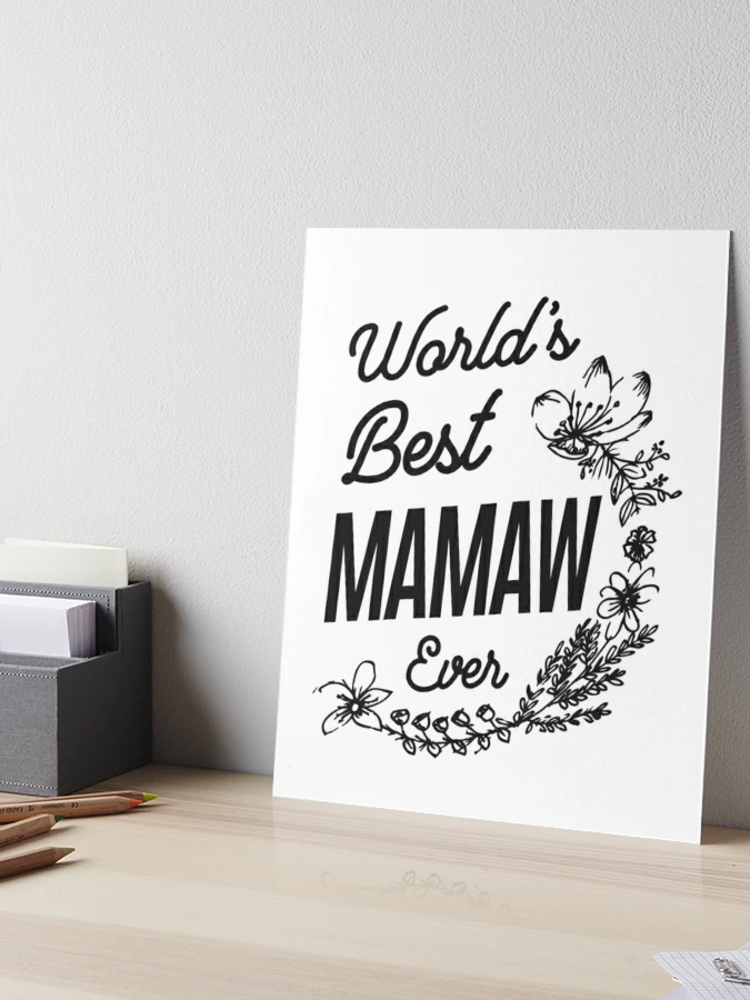 World's Best Mamaw Ever, Mother Gift' Two-Tone Mug