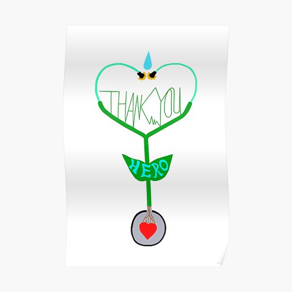 Thank You Nurse Posters for Sale | Redbubble