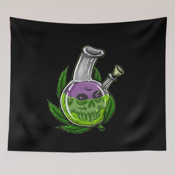 Item preview, Weed-Skull Bong designed and sold by SiddharthaMoon.
