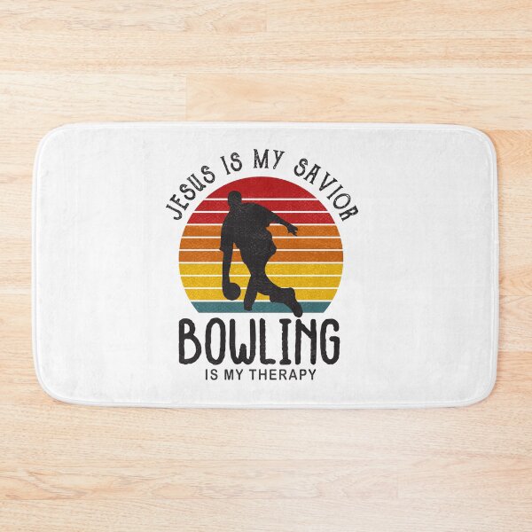 Item preview, Jesus Is My Savior Bowling Is My Therapy Shirt With Sayings for Sport Lovers designed and sold by ZETTIF ⭐⭐⭐⭐⭐.