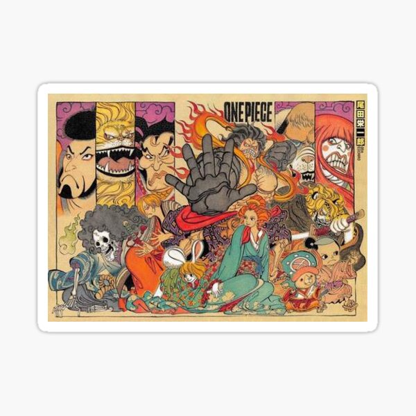 One Piece Sticker By Awesomeweeb Redbubble