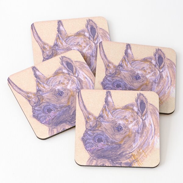 Item preview, White Rhinoceros — Ceratotherium simum designed and sold by Sheila Singhal.