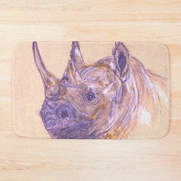 Item preview, White Rhinoceros — Ceratotherium simum designed and sold by Sheila Singhal.