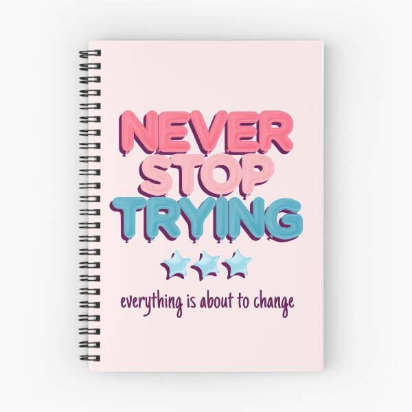 Item preview, Never Stop Trying designed and sold by More-Us-Please.