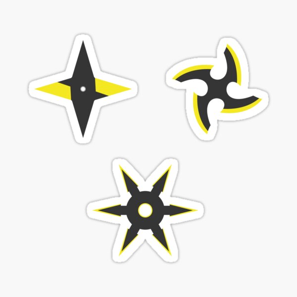 Gold Throwing Star Set - Five Point Gold Colored Ninja Stars - Golden  Shuriken Star Set