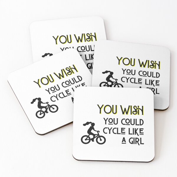 Item preview, You wish you could cycle like a girl designed and sold by TheGreenGoat.