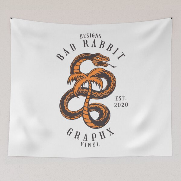 Item preview, The Palm & The Snake designed and sold by badrabbitgraphx.