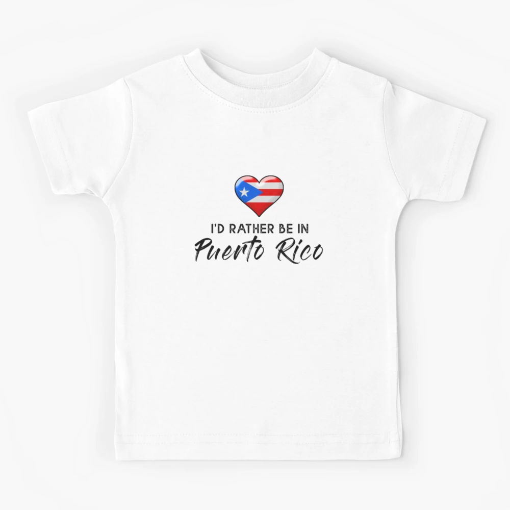 I'd Rather Be In Puerto Rico T-Shirt - Puerto Rico Flag Tee I'd Rather Be In Puerto Rico T-Shirt - Puerto Rico Flag Tee
