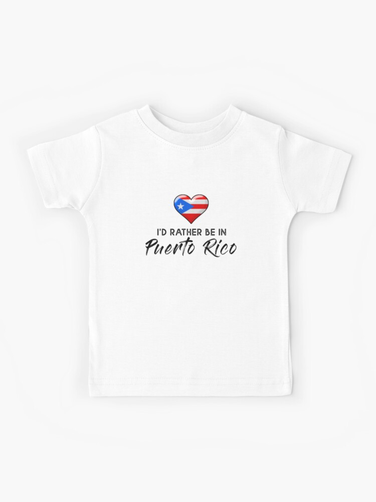 I'd Rather Be In Puerto Rico T-Shirt - Puerto Rico Flag Tee I'd Rather Be In Puerto Rico T-Shirt - Puerto Rico Flag Tee