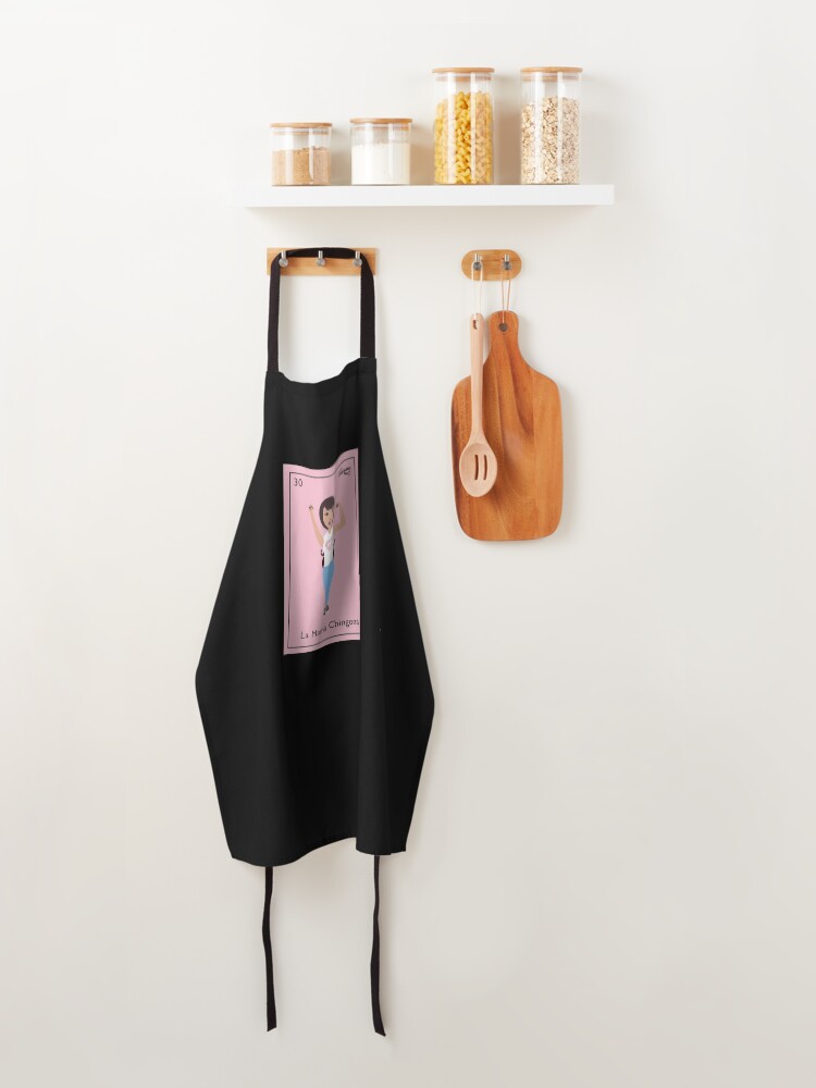 Alternate view of La Mamá chingona Apron