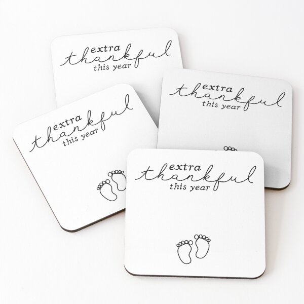 Item preview, Extra Thankful This Year Pregnancy Announcement designed and sold by TwinkleShop.