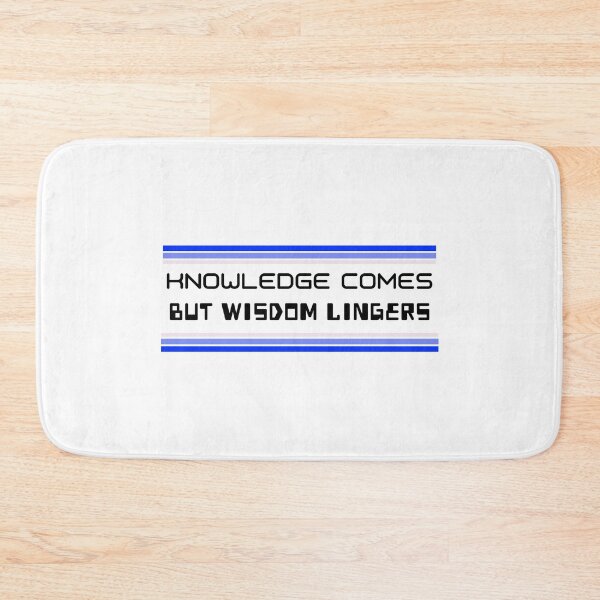 Item preview, Knowledge Comes But Wisdom Lingers designed and sold by retro87tee.