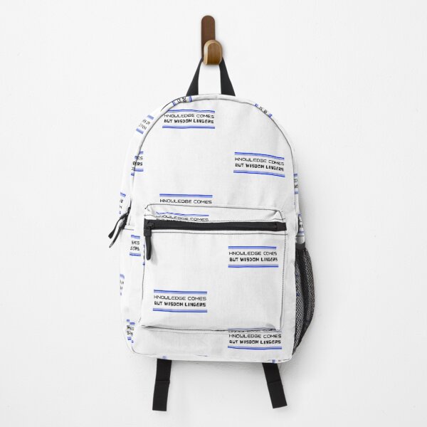 Item preview, Knowledge Comes But Wisdom Lingers designed and sold by retro87tee.