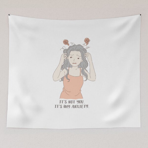 Item preview, It’s not you it's my anxiety - funny attack anxiety my neck my back mental health awareness designed and sold by CJCTEES.