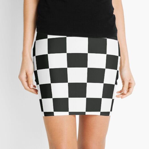 Chess Board Mini Skirt