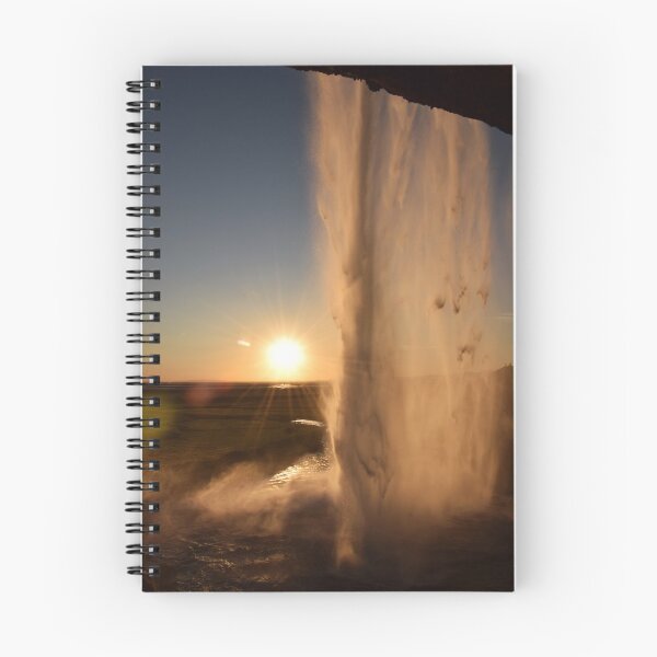 Item preview, Seljalandsfoss in the midnightsun designed and sold by elisainiceland.