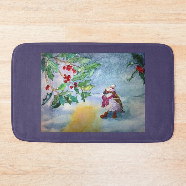 Item preview, Holly, snow and sparrow designed and sold by Odile frament.