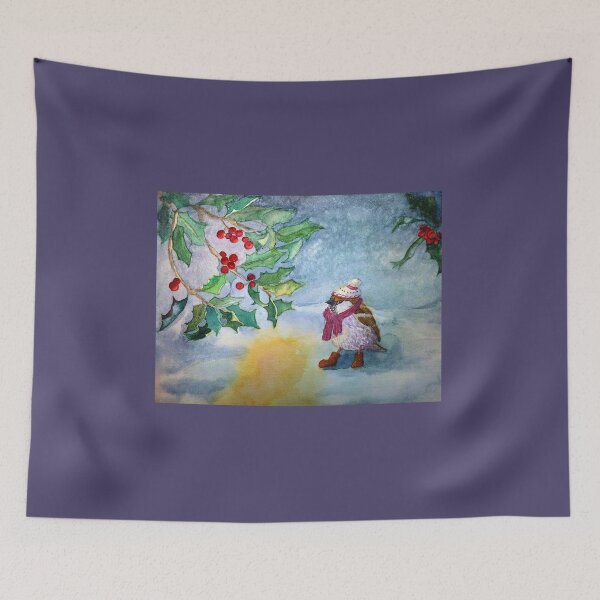Item preview, Holly, snow and sparrow designed and sold by Odile frament.