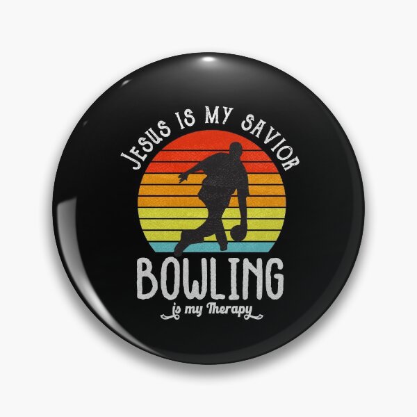 Item preview, Jesus Is My Savior Bowling Is My Therapy, Cute Sayings for Sport Lovers designed and sold by ZETTIF ⭐⭐⭐⭐⭐.