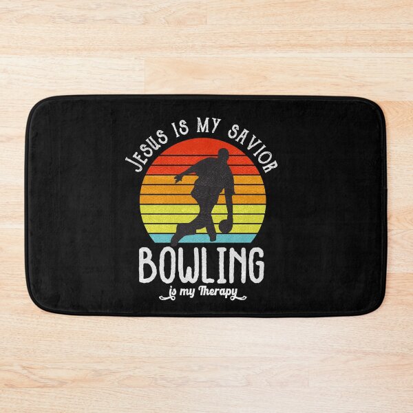 Item preview, Jesus Is My Savior Bowling Is My Therapy, Cute Sayings for Sport Lovers designed and sold by ZETTIF ⭐⭐⭐⭐⭐.