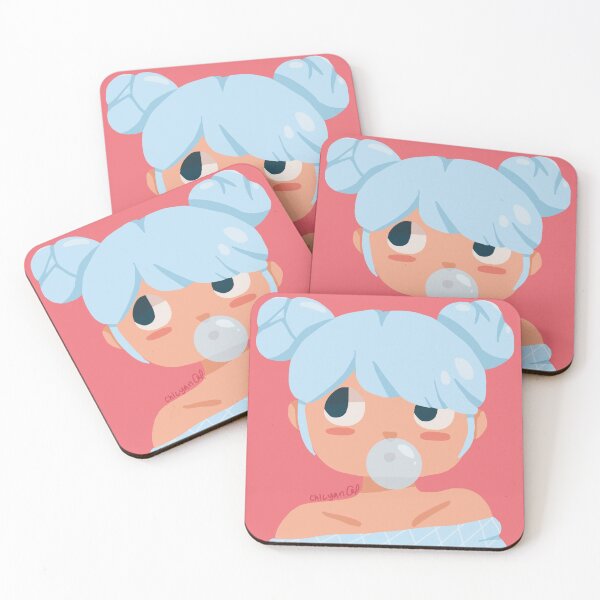 Item preview, Sweet and Cute Bubblegum Girl designed and sold by artofchlcyan.