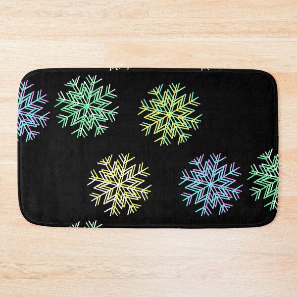 Item preview, 3D style clear multicolored snowflakes designed and sold by BV-creas.