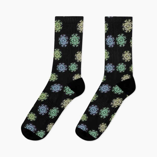 Item preview, 3D style clear multicolored snowflakes designed and sold by BV-creas.