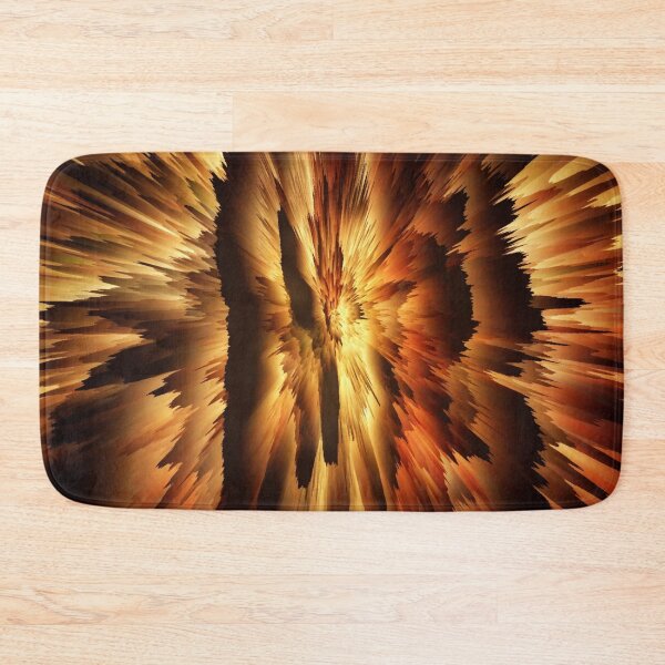 Item preview, Orange yellow burst Relief 3D earth sun graphic art designed and sold by Digibee.