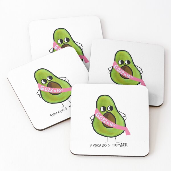Item preview, Avocado's Number  designed and sold by KawaiiChemist.
