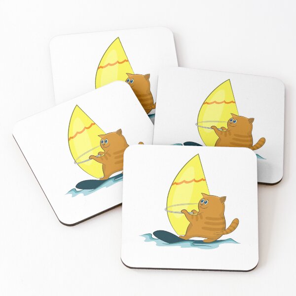 Item preview, Windsurfer Cat Funny  designed and sold by Dodgefashion.