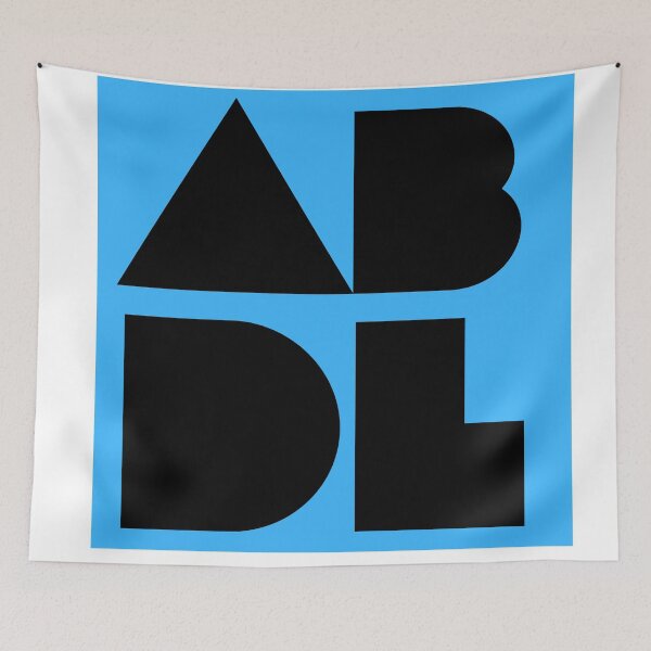 Item preview, ABDL block letters blue  designed and sold by A Little  Wander.