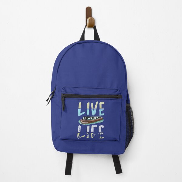Item preview, Narrowboat Illustration Live Life at 4mph  designed and sold by HeyHoJo.
