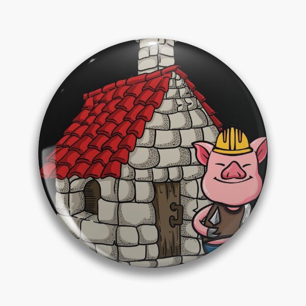 Item preview, Three Pigs Brick House  Lazy Halloween Costume  designed and sold by Gold Wings Tees.