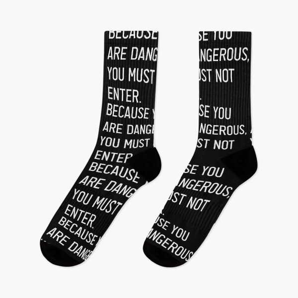 Item preview, Bad Translation - Because You Are Dangerous, You Must Not Enter Text designed and sold by TheMajesticGoat.