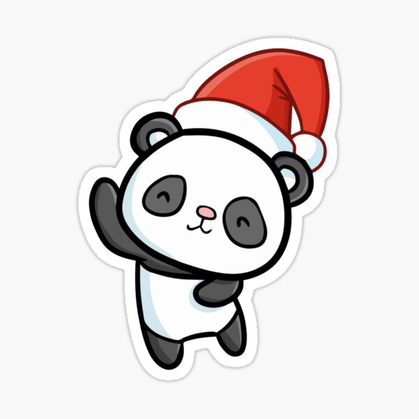Aperçu de l'œuvre panda de Noël créée et vendue par zanbo.