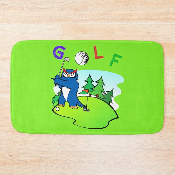 Item preview, Owl playing golf designed and sold by Eva-Success.