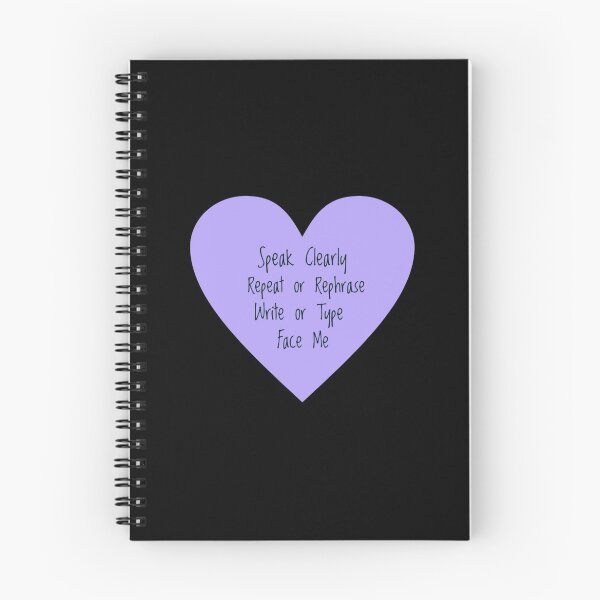 Item preview, Heart Sticky Note Style Communication Aids Mask for Disability Education  designed and sold by Jenny Meehan Art Prints and Patterns  .