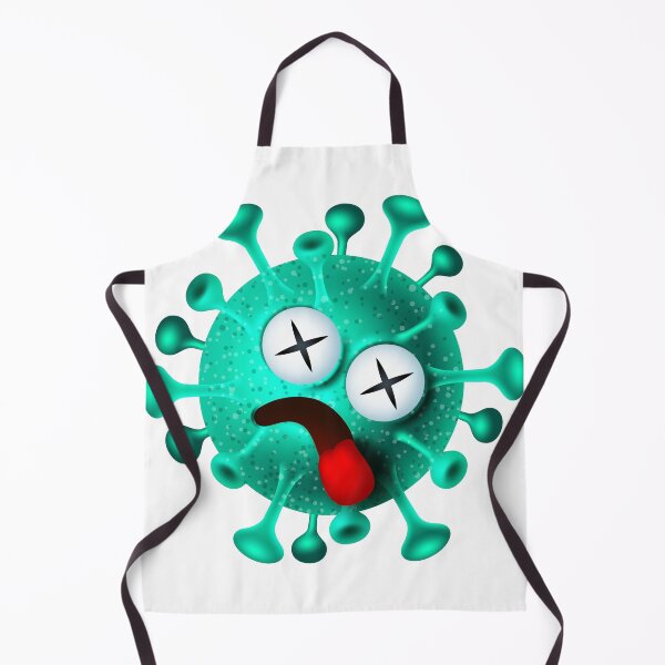 Item preview, Green Corona virus defeated  in a nutshell  zany face emoji designed and sold by Rishabhthinks.