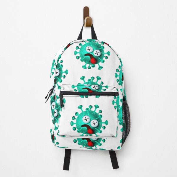Item preview, Green Corona virus defeated  in a nutshell  zany face emoji designed and sold by Rishabhthinks.