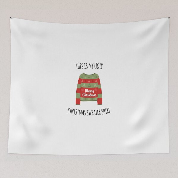 Item preview, THIS IS MY UGLY CHRISTMAS SWEATER designed and sold by GoldenDov.