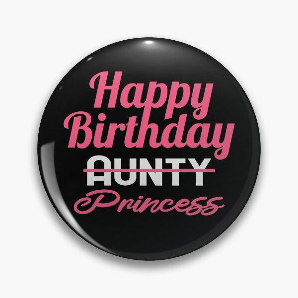 Item preview, happy birthday aunty -princess-, lovely gift for aunts designed and sold by lamjar-art.