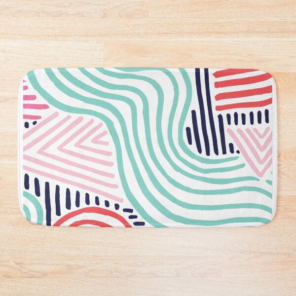 Item preview, Colorful abstract lines design designed and sold by HibaArts.