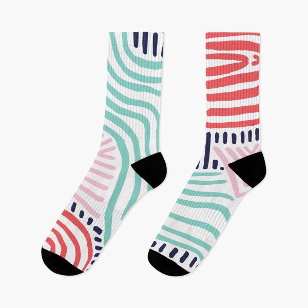 Item preview, Colorful abstract lines design designed and sold by HibaArts.